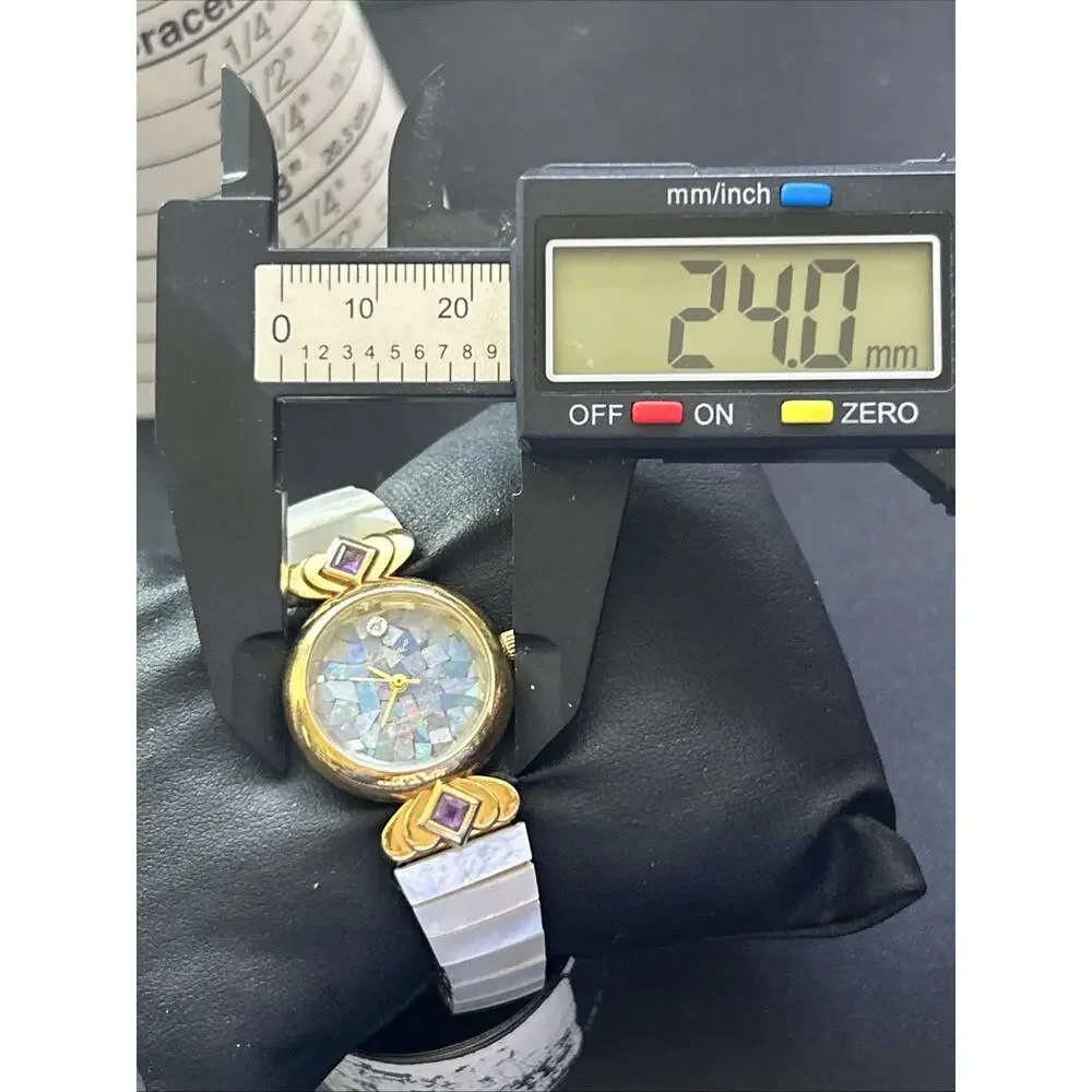 Lucoral Mosaic Dial Women’s Stretch Band Quartz Watch